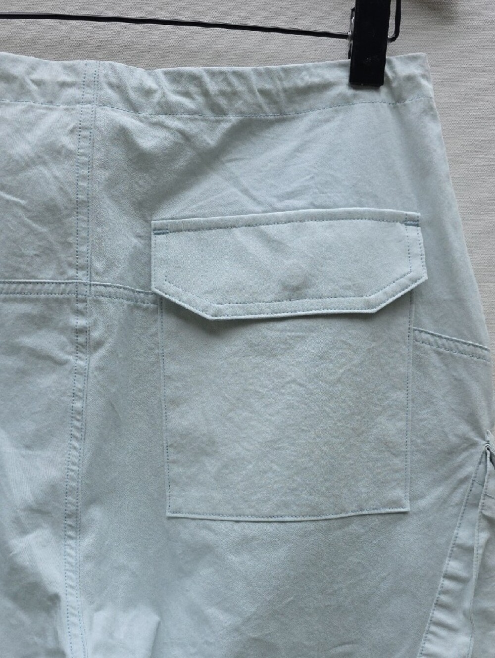 NEW $248 AGOLDE GENERVA CARGO PANTS IN PALE BLUE SIZE 27 - Picture 5 of 13